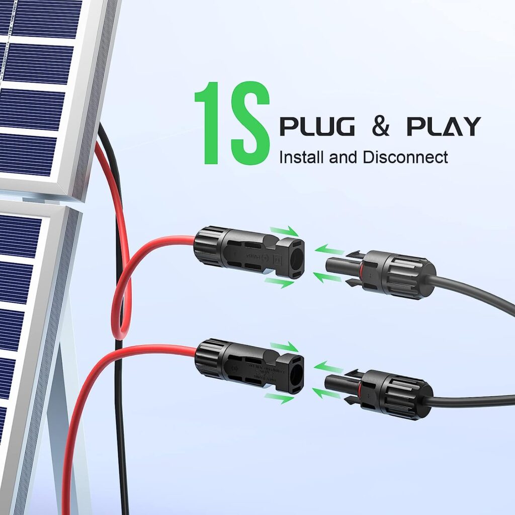 Bateria Power Solar Connectors 30A Y-Branch Cable Review
