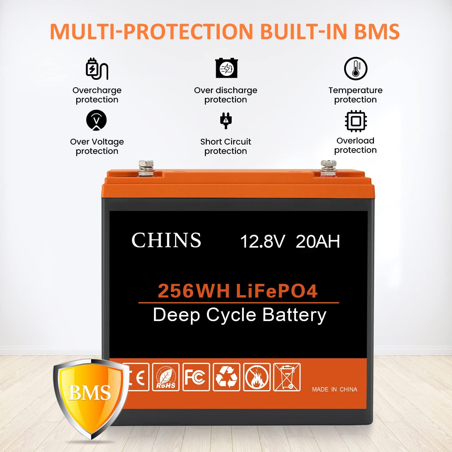 CHINS LiFePO4 Battery 12V 20AH Lithium Battery Review - Solar Generators