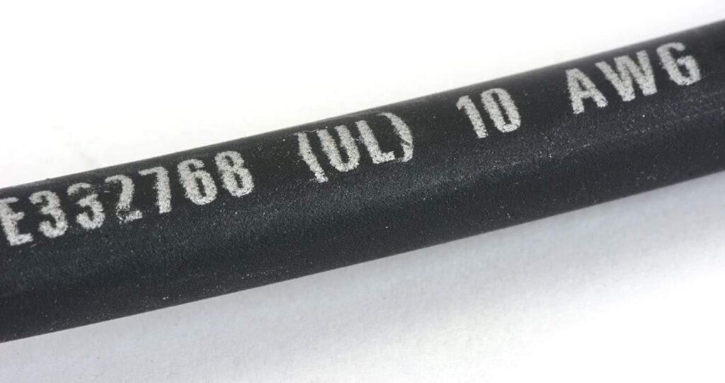 TEMCo 10 AWG/Gauge Solar Cable - Made in The USA 100 Feet Black (Variety of Lengths Available)