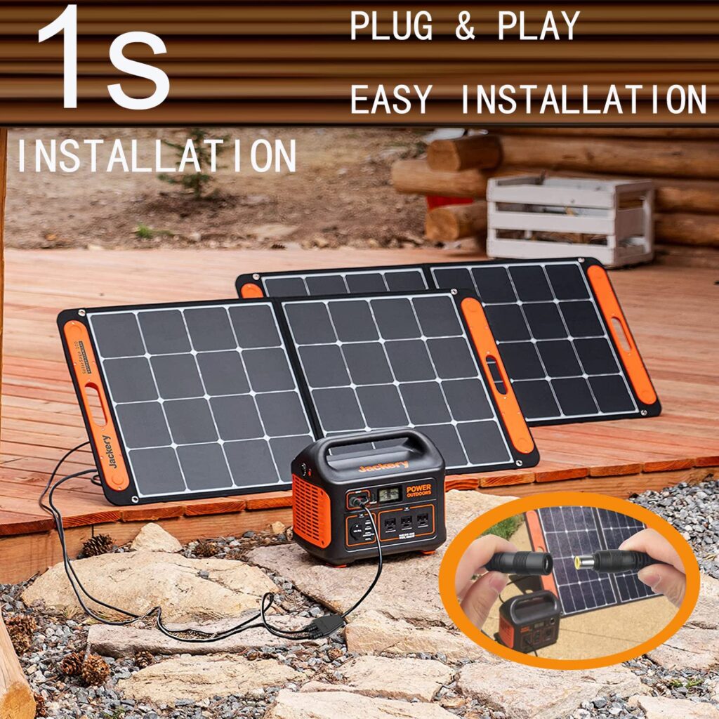 MJPOWER 8mm Combiner 3.3ft 14AWG DC 8mm Male to Female 2X Combiner Cable Y Splitter Solar Parallel Adapter Cord for Jackery/Goal Zero/BLUETTI/Anker and more DC7909 Portable Power Station  Solar Panel