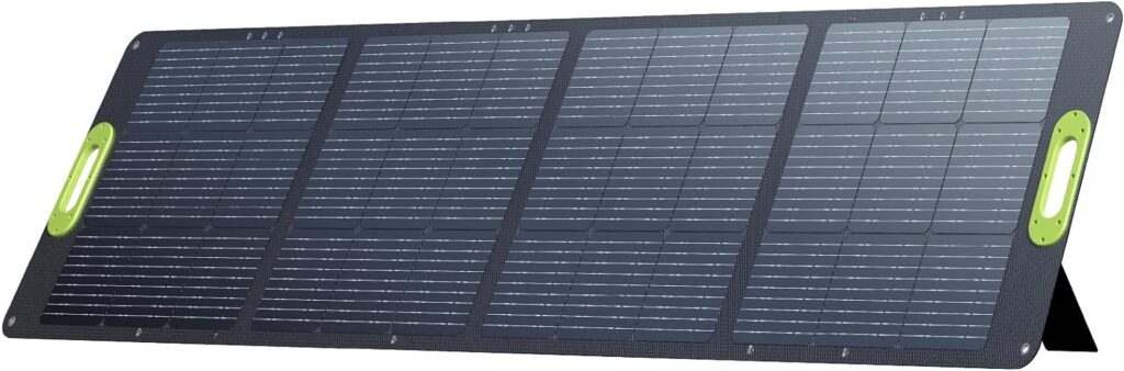 Solar Panel 200W, Foldable Solar Charger Kit, IP67 Waterproof for Portable Power Station, Off-Grid Power, Outdoor Adventures, Emergency and Camping