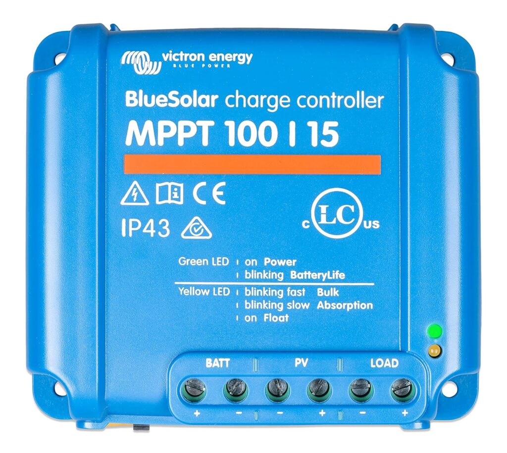 Victron BlueSolar MPPT 100/15 Charge Controller - 15 Amps / 100 Volts