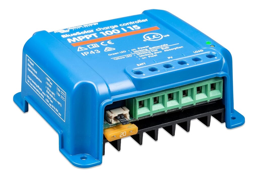 Victron BlueSolar MPPT 100/15 Charge Controller - 15 Amps / 100 Volts