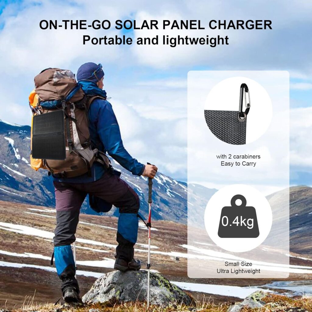 Soshine USB Solar Panel 2Pack with DC Male to Male Cable- Solar USB Charger 5v 6w with High Performance Monocrystalline for Mini Fan,Cellphone,Power Bank,Camping Lanterns