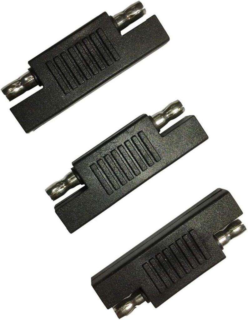 Sunway Solar SAE Polarity Reverse Adapter Connectors for SAE to SAE Quick Disconnect Extension Cable, Solar Panel Battery Power Charger and Maintainer-3Pack : Patio, Lawn  Garden