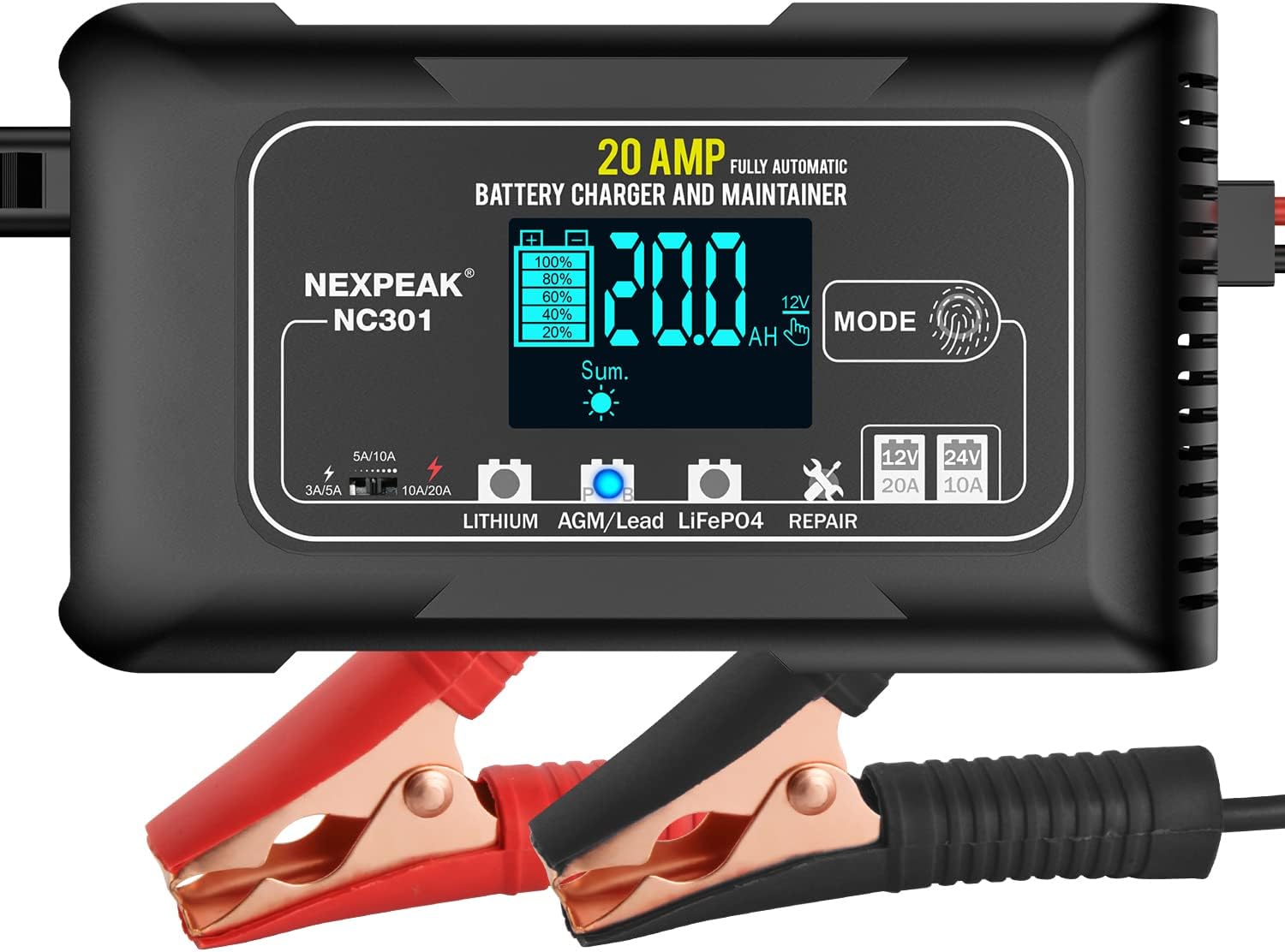 Smart Fully Automatic Battery Charger Review Solar Generators 7794