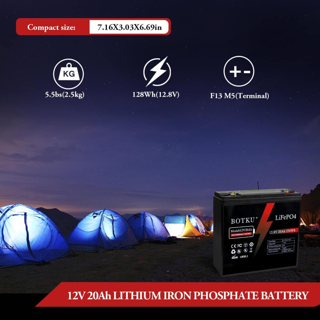 12V 10Ah Lithium LiFePO4 Deep Cycle Battery 2 Pack, 3000+ Cycle Rechargeable Lithium Iron Phosphate Battery for Solar, Fish Finder, Power Wheels, Lighting, Off-Grid Applications with 10A BMS