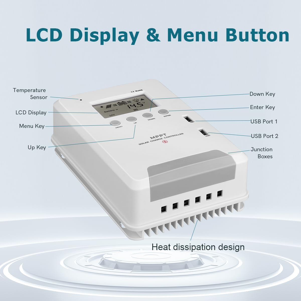 12V/24V Solar Controller with LCD Screen Review - Solar Generators