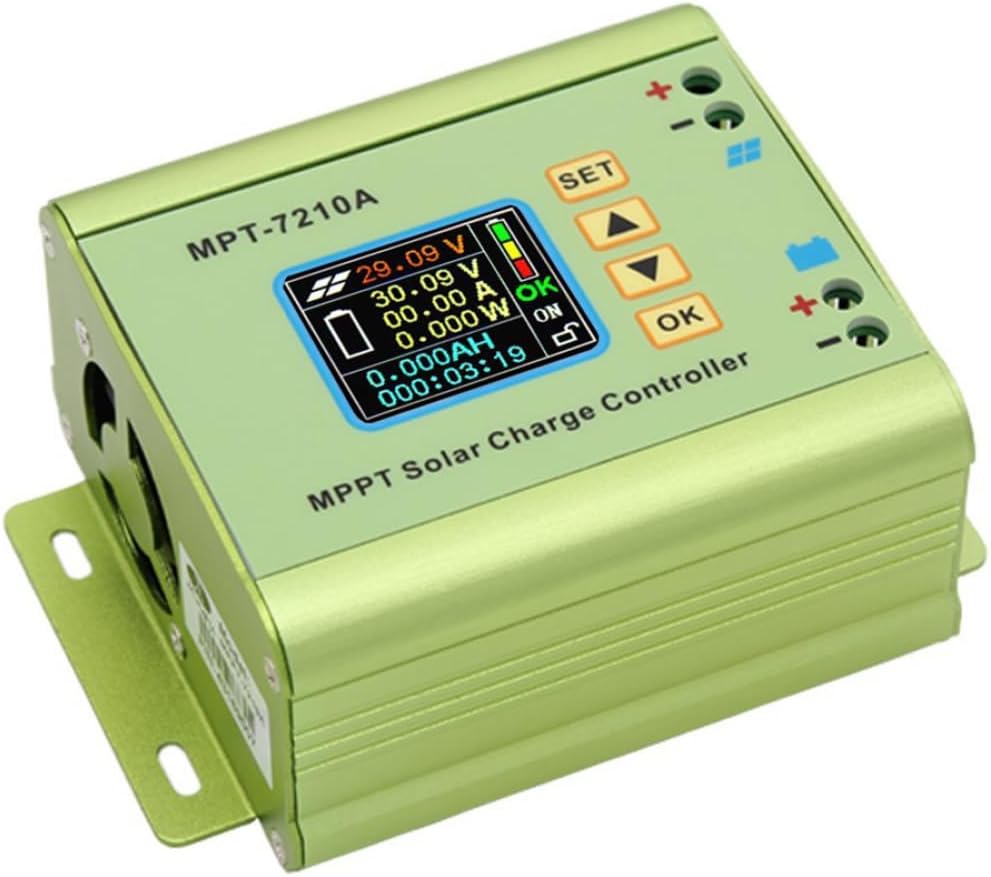 Charge Controller Mppt Solar Charge Controller Mpt-7210A LCD Display 24V 36V 48V 60V 72V 10A Adjustable for Lithium Battery