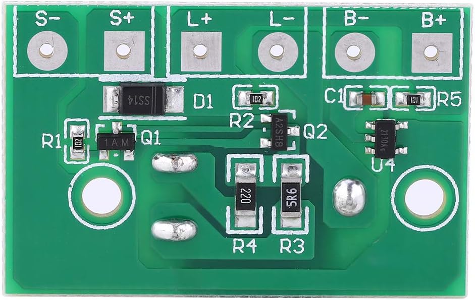Solar Power Charging Module Solar Lamp Controller 3.7V Lithium Battery Control Circuit Board with ON/Off Light Control