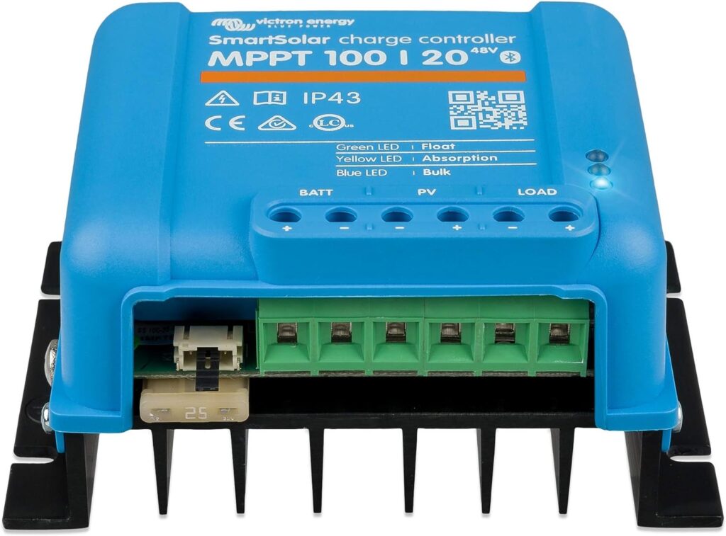 Victron Energy SmartSolar MPPT 100V 20 amp 48-Volt Solar Charge Controller (Bluetooth)