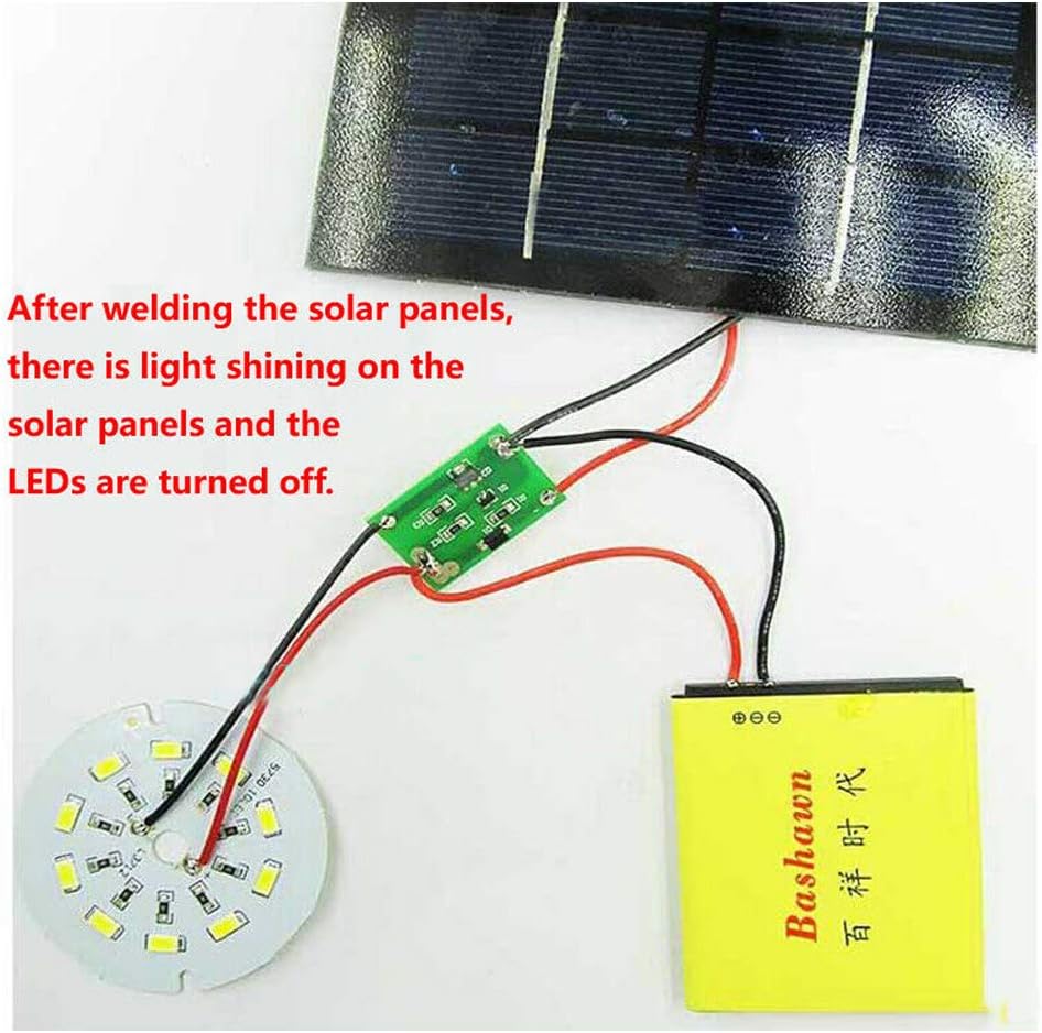 3Pcs Solar Charge Controller Board Lithium Battery Charging Controller Auto ON/OFF Light Control Switch For DIY Street Lights Garden Lights