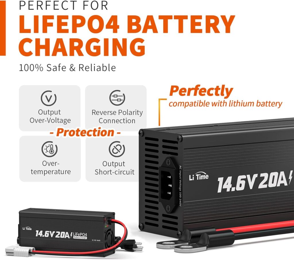 Litime 2 Pack 12V 100Ah BCI Group 24 Lithium Battery, Rechargeable LiFePO4 Battery with Up to 15000 Cycles, 1.28kWh and Higher Energy Density, Perfect for Trolling Motors, Boat, Marine, Solar etc.