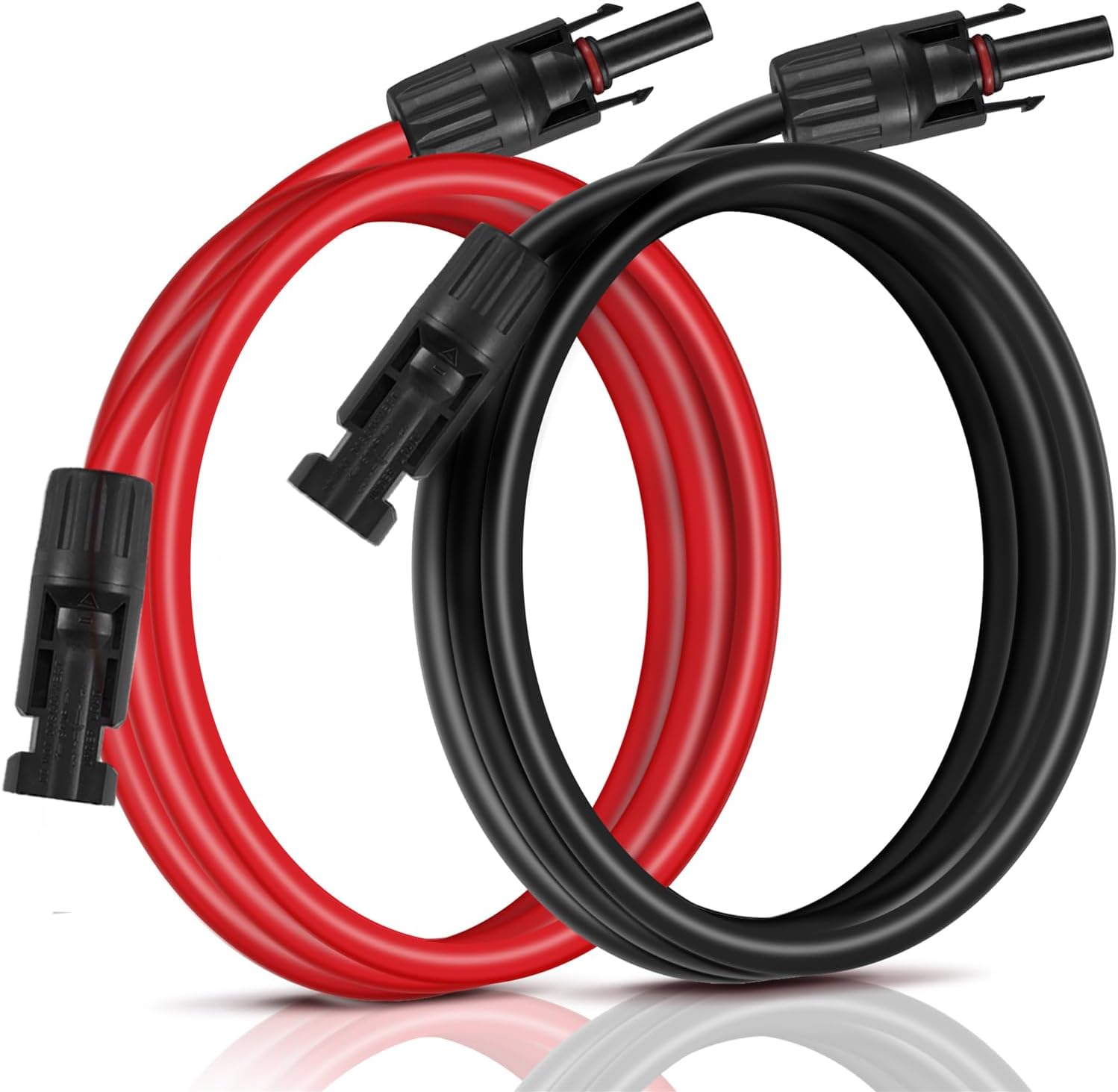 20 Feet 10awg Solar Extension Cable With Female And Male Connectors Red And Black Review Solar 9611