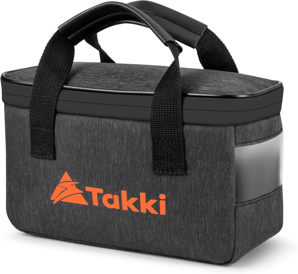 Takki Carrying Case Compatible Power Station S81 S81Max T89 T89Max Storage Bag Waterproof Camping Carrying Bag with Adjustable Divider(Power Station Not Included)